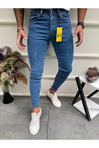 modabm Blugi din lycra slimfit pentru bărbați