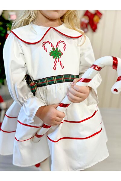 Pinkitokids Lorin Girl's Christmas Dress
