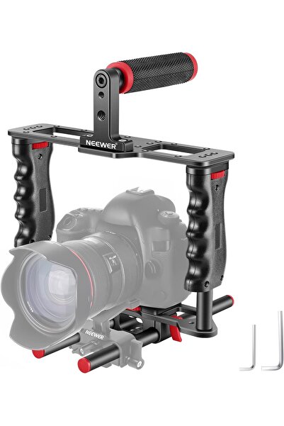 NEEWER كاميرا فيديو، قفص أفلام، مجموعة أدوات صناعة الأفلام