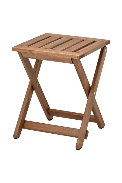 genernic كرسي خارجي قابل للطي/بني فاتح اللون، 37 × 45 سم