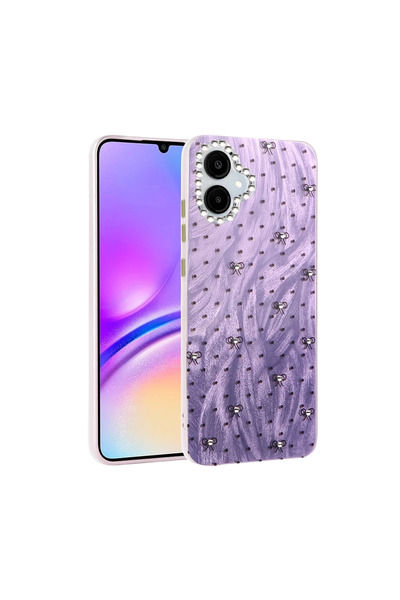 UnDePlus غطاء حماية لهاتف سامسونج جالاكسي A06 بنمط منقوش ملون ولامع