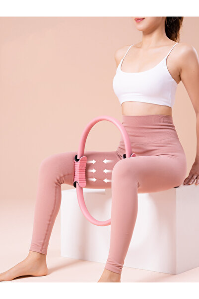Styli Pink Contrast Edge Pilates Ring