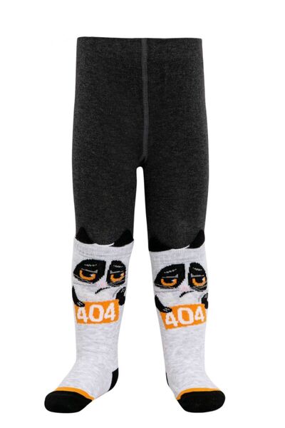 Conte Elegant Șosete subțiri din bumbac cu model Lazy, Conte Kids Tip-Top 561 - Gri închis, 128-134 (20)