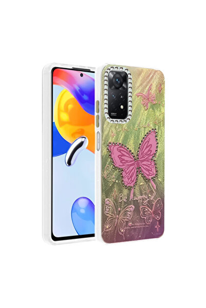 UnDePlus حافظة لهاتف Xiaomi Redmi Note 12 Pro 4G / Note 11 Pro غطاء ذو نمط منقوش ملون ولامع