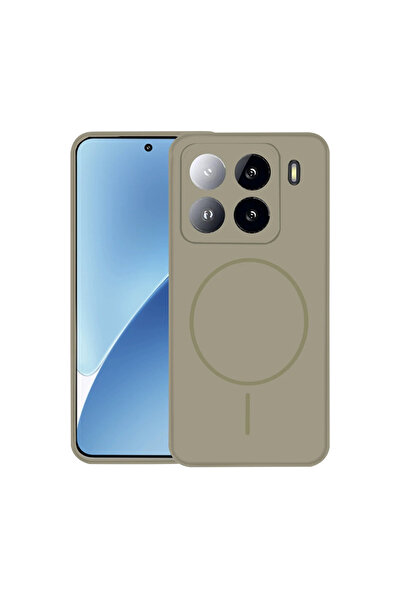 UnDePlus Xiaomi Mi 15 Pro Kılıf Lansaman Silikon M-Safe Magnetik Şarj Jully Kapak