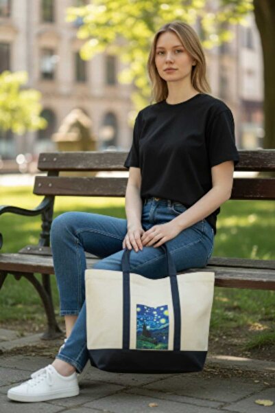 Malika Bez Çanta, Omuz Çantası, Tote Çanta ,Baskılı Çanta,Kanvas Çanta,Plaj Ç...