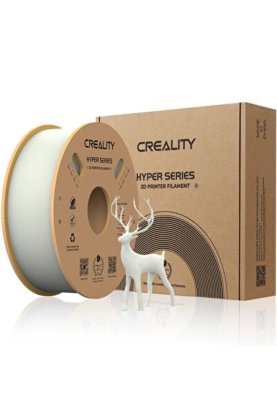 choice2 1 كجم - أبيض - خيوط طباعة ثلاثية الأبعاد من سلسلة هايبر الرسمية من كرياليتي، مصنوعة من مادة PLA، قطر 1.75 مم، 1 كجم - ألوان متعددة