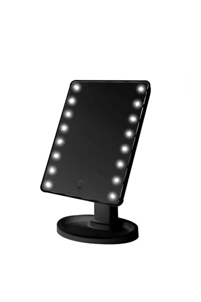 Croc Led Işıklı Makyaj Aynası 16 Ledli, Dokunmatik, 360 Derece Dönebilen