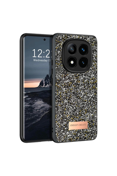 UnDePlus Xiaomi Redmi Note 14 Pro 4g Case Glittery Shiny Silicone Bright Cover