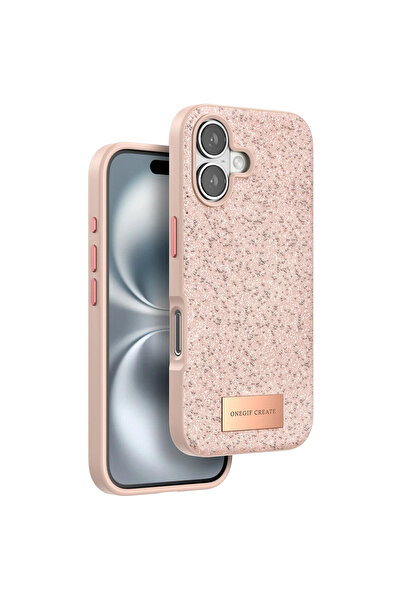 UnDePlus Apple iPhone 16 Plus Case Glittery Shiny Silicone Bright Cover