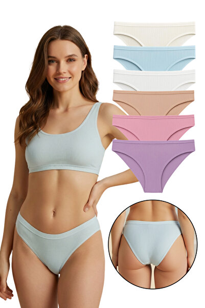 Sensu Chiloți pentru femei, 6 bucăți, modal material reiat slip, mixt