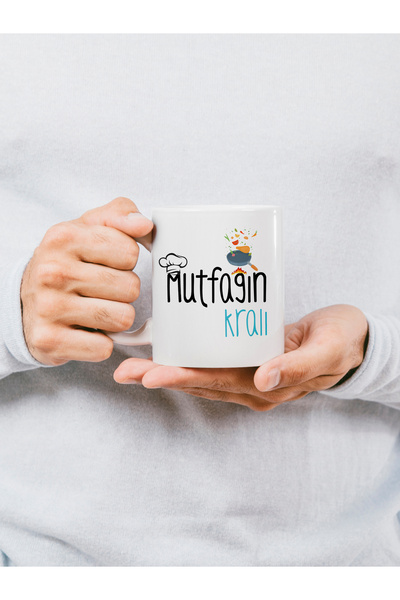 Mutfağın Kralı Baskılı Kupa Bardak