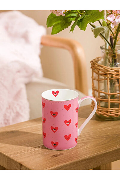 LC Waikiki Lcw Home Mixed Heart Printed Porcelain Mug 320 ml