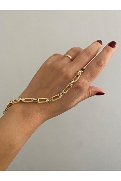 XUPING JEWELRY TuelaTaki / 14 Ayar Altın Kaplama Ataç Model Bileklik