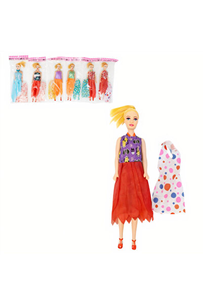 JML1 Păpușă 26cm cu rochițe colorate și o ținută de schimb, diferite modele, ...