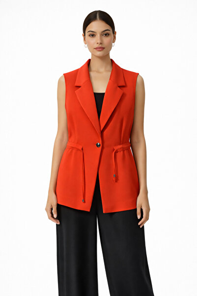 Batik Beli Tünel Detaylı Yelek