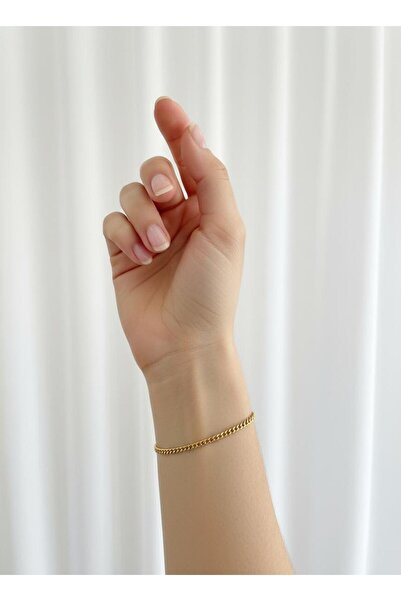 kuyumcu nurettin 1,50 gr (GRAM) Gurmet Bileklik kunye 14 Ayar Altın Unisex (y...