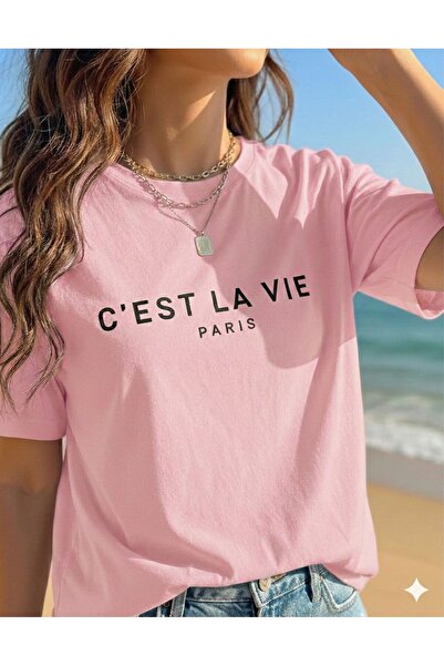 BW Bravely Wear C'EST LA VIE Γυναικείο μπλουζάκι με στάμπα (τι-σερτ)