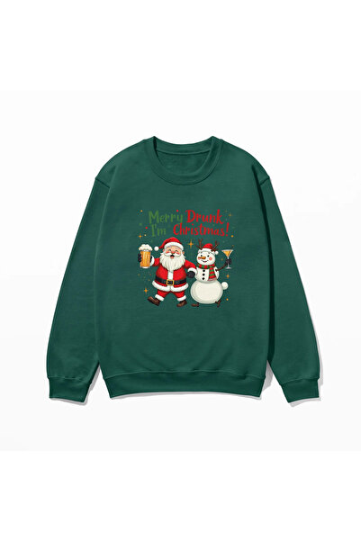 CANDLEMASTORE Merry Drunk I'M Christmas - Sweatshirt