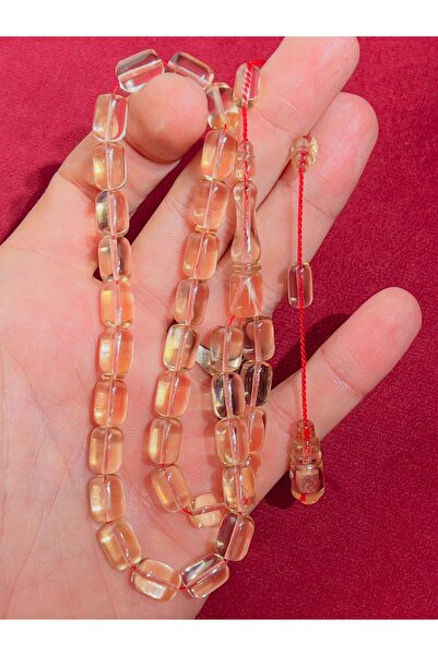 TTS TÜRK TESBİH SANATI مسبحة الصلاة المصنوعة من العنبر الناري الرئيسي