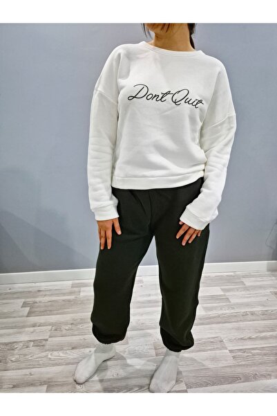 Eylül Spor Regular Fit Regular Fit Basic Thick Fleece Tracksuit Set