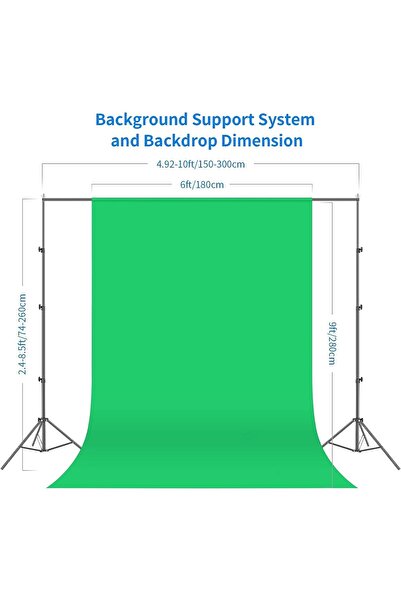 NEEWER Photography Lighting Kit with Backdrops