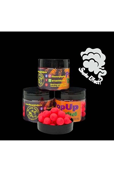 flncarpbaits Caracatiță-Fragi Pop-up Calamar (Efect de Fum)