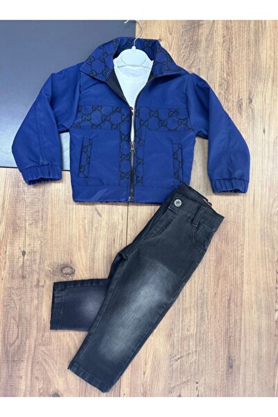 BEGONYA BEBECE KIDS Children's 3-Piece Set Jacket Pants T-Shirt