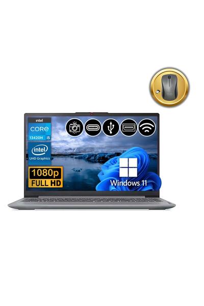 LENOVO IP Slim 3 i5-13420H 8GB 512GB SSD W11Pro 15.6" FHD IPS Notebook 83EM00C7TR ATL12 Mouse Hediye