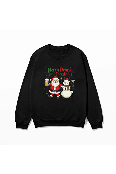 CANDLEMASTORE Merry Drunk I'M Christmas - Sweatshirt
