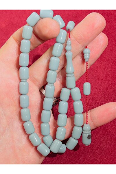 TTS TÜRK TESBİH SANATI مسبحة الصلاة المصنوعة من العنبر الناري الرئيسي