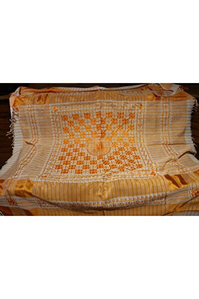 Ehram El Dokuması Neçek / Puşu 125x125 cm – Geleneksel Desen