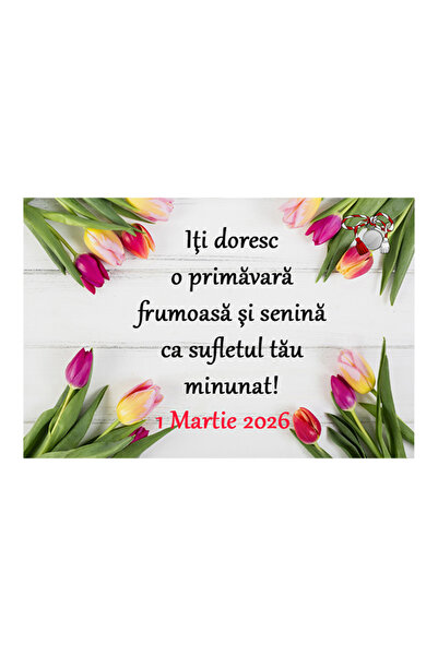 OEM Martisor Magnetic Lalele 1 - Set 10 buc