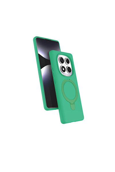 UnDePlus Xiaomi Redmi Note 14 Pro 5G Kılıf Slikon M-safe Şarj Uyumlu Silikon ...