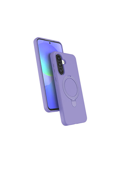 UnDePlus Samsung Galaxy A17 5G Kılıf Slikon M-safe Şarj Uyumlu Silikon Standl...