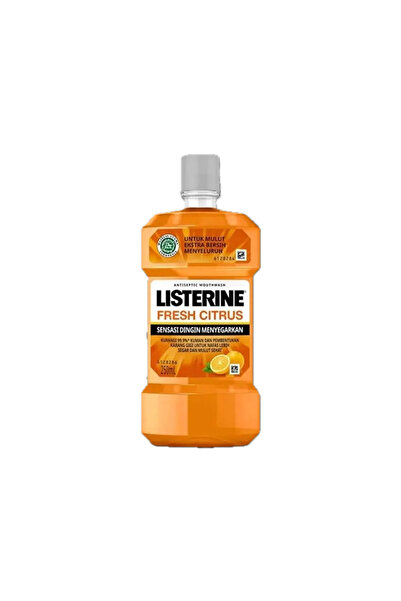 Listerine Fresh Citrus Mouthwash - 250ml x 12
