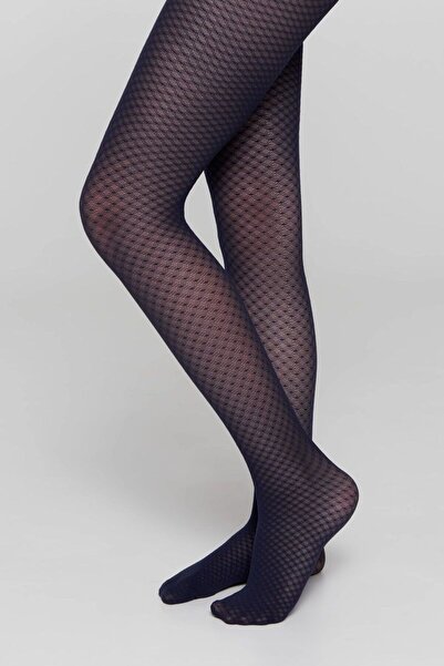 Conte Elegant Ciorapi pentru copii cu model ajurat, Emily 40 Den - Marino, 116-122 (18)