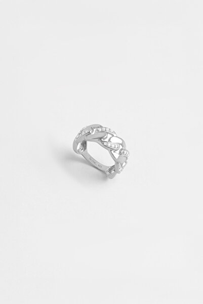 So CHIC... Juliet 18 Ayar Beyaz Altın Kaplama Gümüş Yüzük