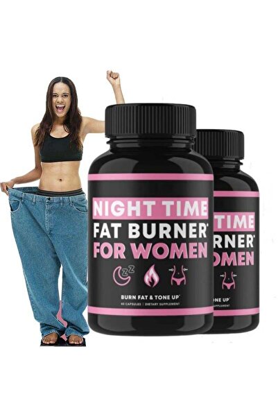 nıghttime كبسولات للنساء، لحرق الدهون وشد الجسم، 60 كبسولة