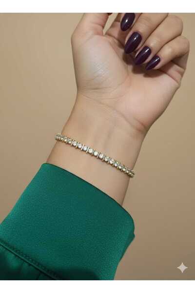 livaz accessories Xuping Kadın Gold Zirkon Taşlı Bileklik