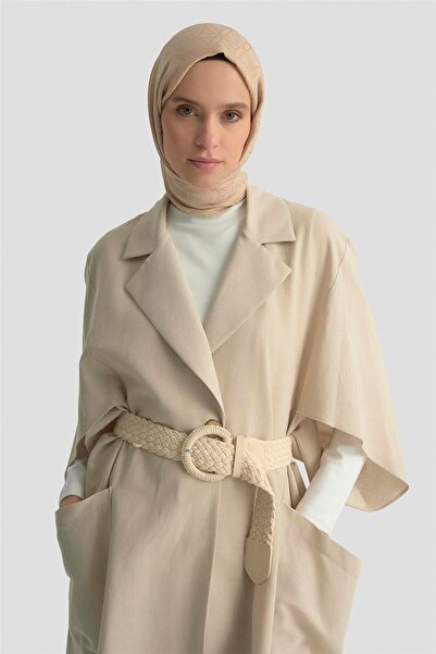 Armine düğme Detaylı Oversize Giy Çık 25Y5808 Taş