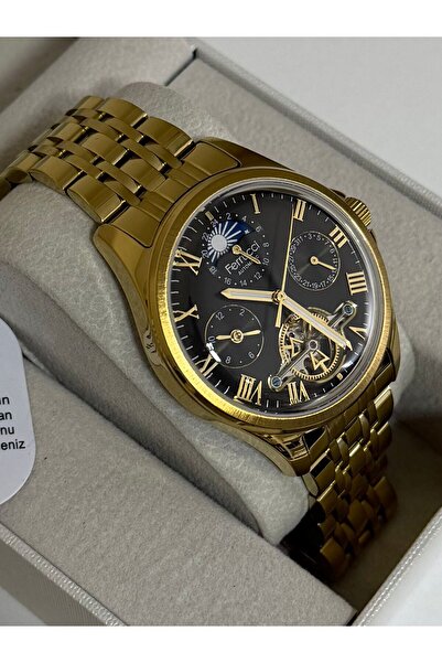 Ferrucci ERKEK KOL SAATİ METAL KASA - METAL KORDON 3 ATM SUYA DAYANIKLI