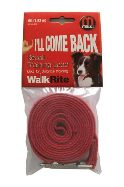 Mikki - مقود تدريب الكلاب WalkRite - مقود استجابة للأوامر (1.82 متر) 6 أقدام
