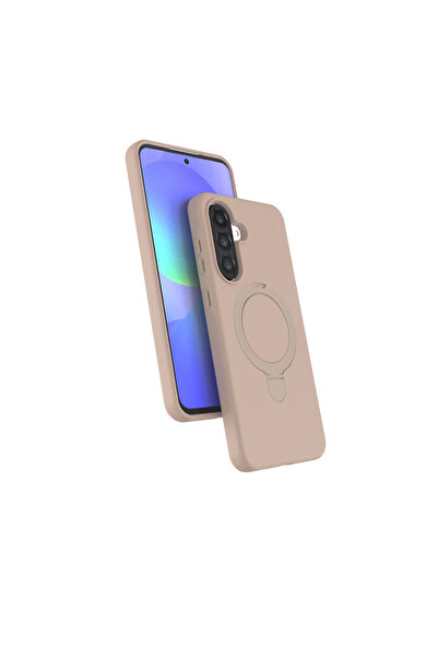 UnDePlus Samsung Galaxy A17 5G Kılıf Slikon M-safe Şarj Uyumlu Silikon Standl...