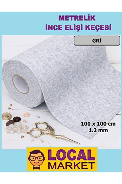LOCAL MARKET Metrelik İnce Keçe, El İşi, Etkinlik, Aktivite keçesi 100 cm x 1...