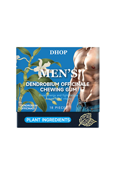 DHOP MEN'S Dendrobium Officinale Chewing Gum - Daily Herbal Supplement Gum fo...