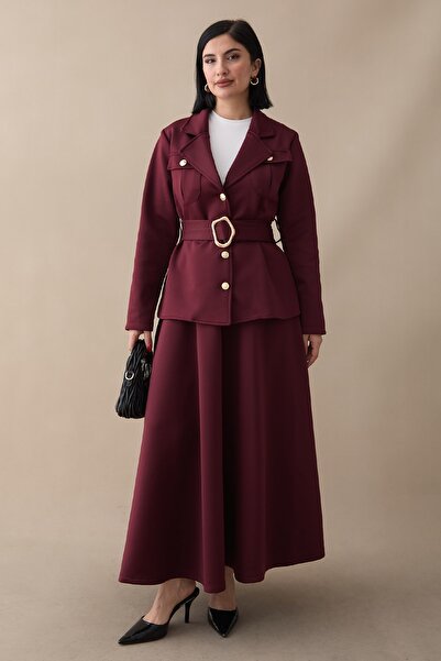 InStyle Classic Scuba Double Claret Red Set