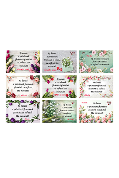 OEM Martisor Magnetic - Set 9 buc