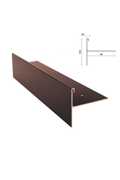 Renoplast Profil pentru streșini laterale W35B Maro RAL 8019