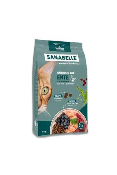 Sanabelle Outdoor Ördek Etli Yetişkin Kuru Kedi Maması 400 Gr
